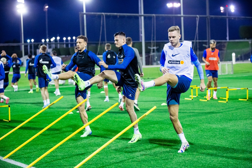 Зимние «Газпром» — тренировочные сборы 2025: 19 января, вечерняя тренировка