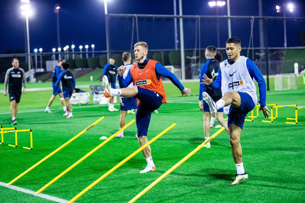 Зимние «Газпром» — тренировочные сборы 2025: 19 января, вечерняя тренировка