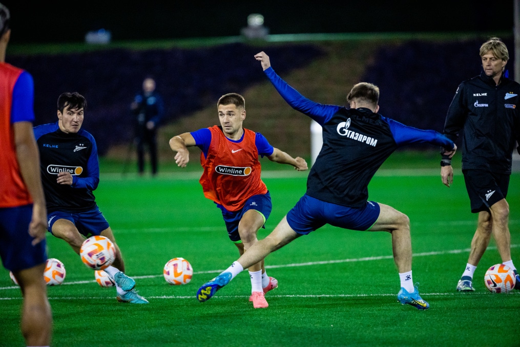 Зимние «Газпром» — тренировочные сборы 2025: 19 января, вечерняя тренировка