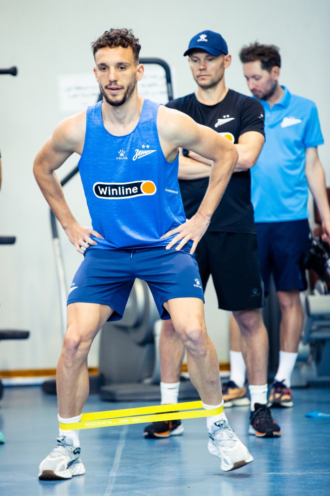 Зимние «Газпром» — тренировочные сборы 2025: 20 января, утренняя тренировка