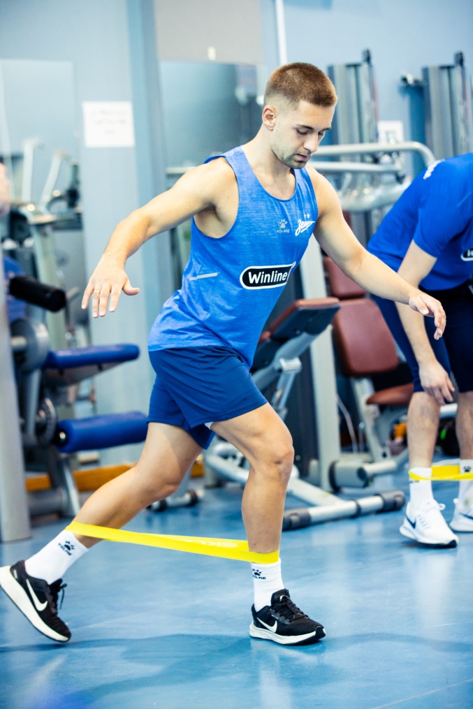 Зимние «Газпром» — тренировочные сборы 2025: 20 января, утренняя тренировка