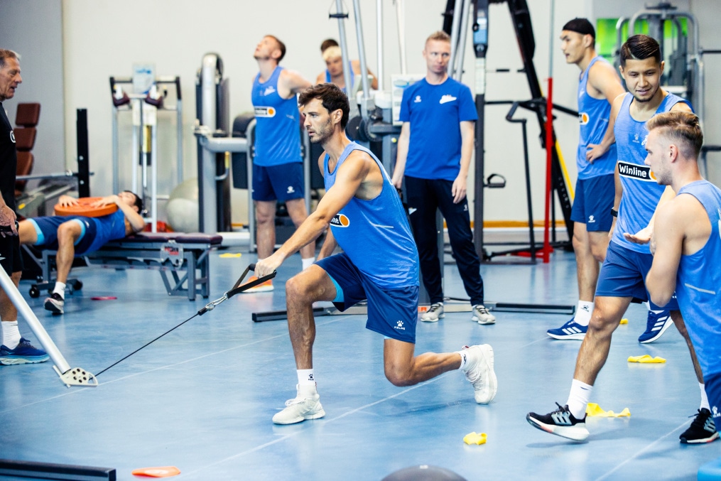 Зимние «Газпром» — тренировочные сборы 2025: 20 января, утренняя тренировка