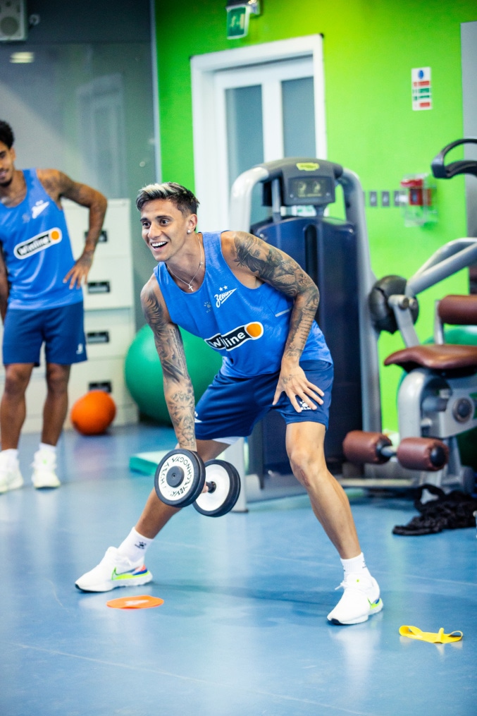 Зимние «Газпром» — тренировочные сборы 2025: 20 января, утренняя тренировка