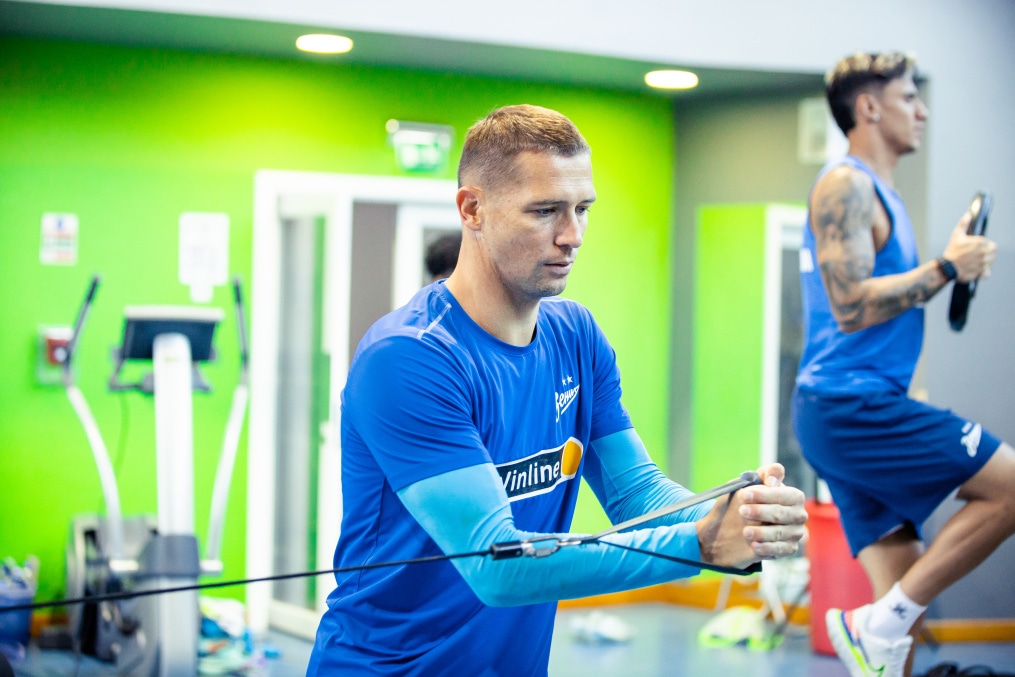 Зимние «Газпром» — тренировочные сборы 2025: 20 января, утренняя тренировка