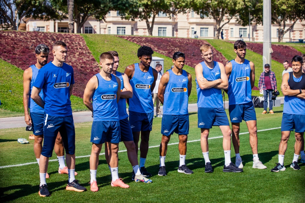 Зимние «Газпром» — тренировочные сборы 2025: 22 января, утренняя тренировка