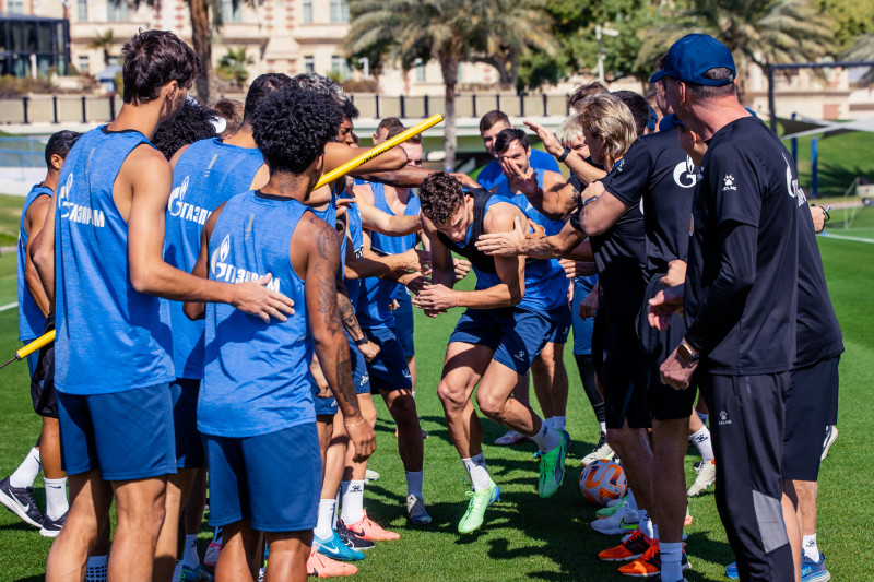 Зимние «Газпром» — тренировочные сборы 2025: 22 января, утренняя тренировка