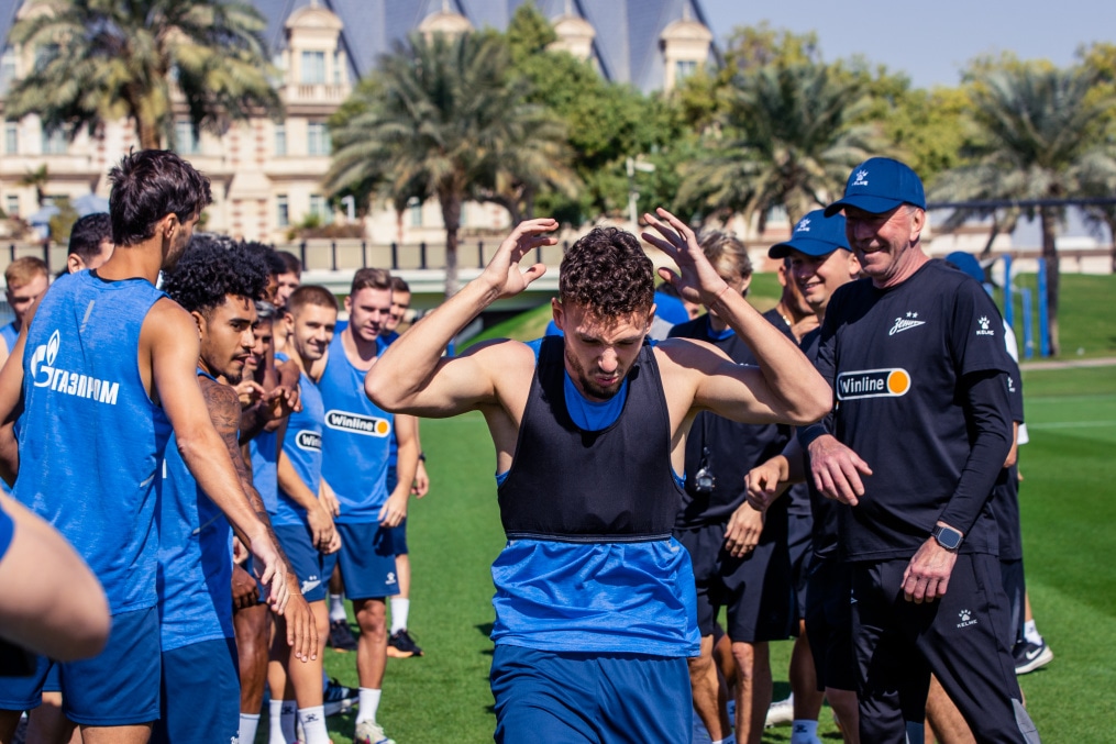 Зимние «Газпром» — тренировочные сборы 2025: 22 января, утренняя тренировка