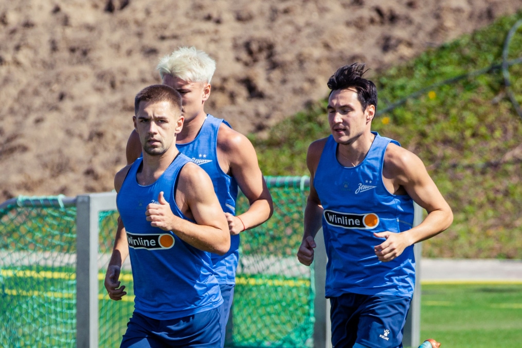 Зимние «Газпром» — тренировочные сборы 2025: 22 января, утренняя тренировка