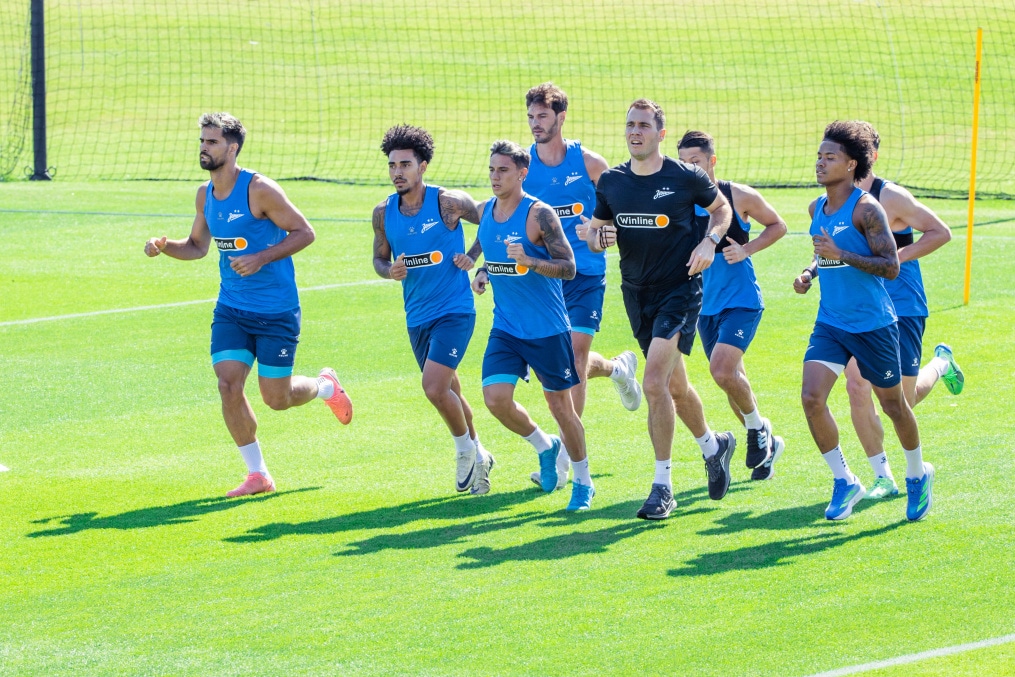 Зимние «Газпром» — тренировочные сборы 2025: 22 января, утренняя тренировка