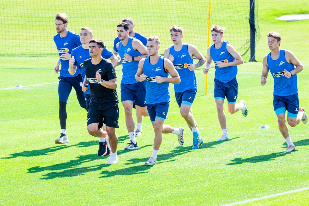 Зимние «Газпром» — тренировочные сборы 2025: 22 января, утренняя тренировка