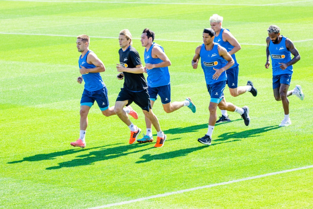 Зимние «Газпром» — тренировочные сборы 2025: 22 января, утренняя тренировка