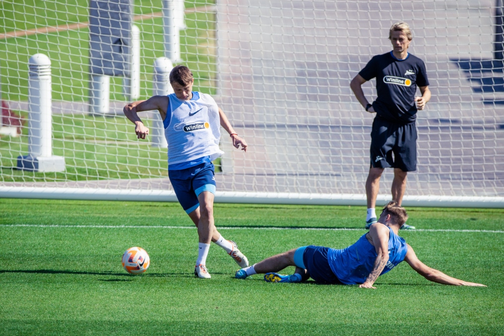 Зимние «Газпром» — тренировочные сборы 2025: 22 января, утренняя тренировка