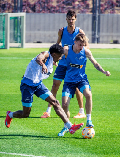 Зимние «Газпром» — тренировочные сборы 2025: 22 января, утренняя тренировка