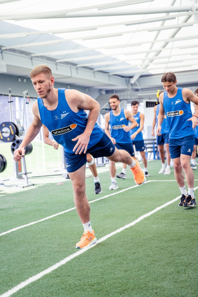 Зимние «Газпром» — тренировочные сборы 2025: 23 января, утренняя тренировка