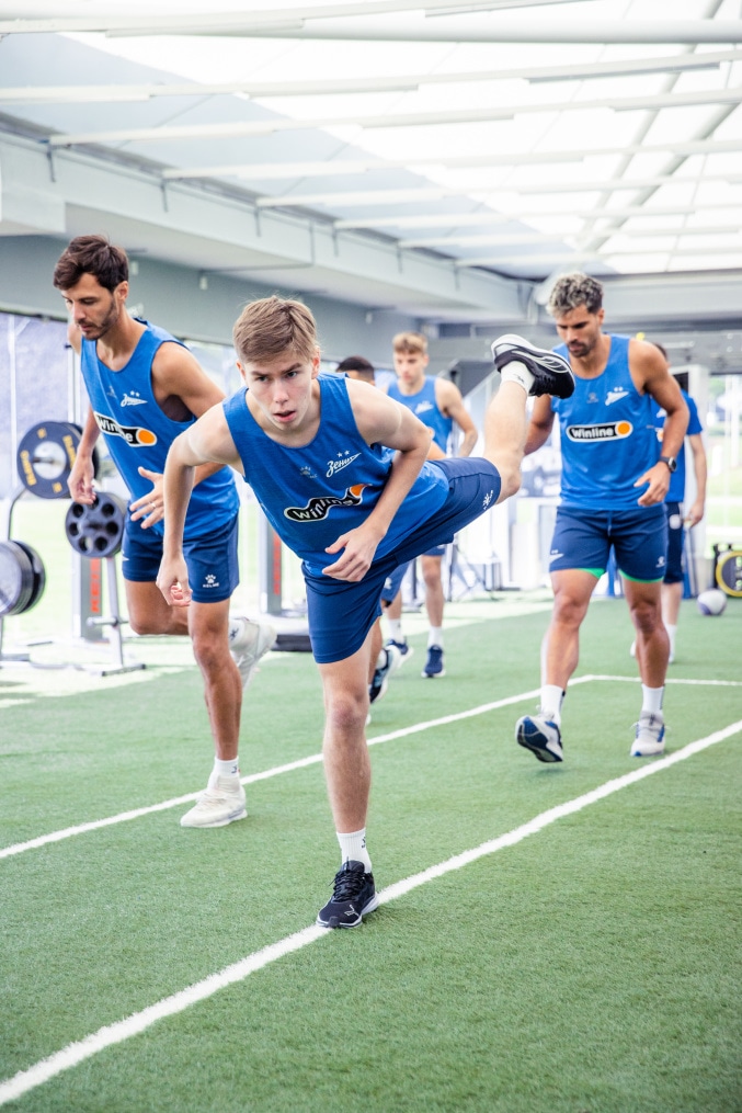 Зимние «Газпром» — тренировочные сборы 2025: 23 января, утренняя тренировка