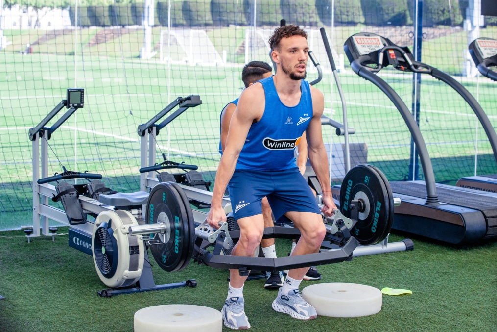 Зимние «Газпром» — тренировочные сборы 2025: 23 января, утренняя тренировка