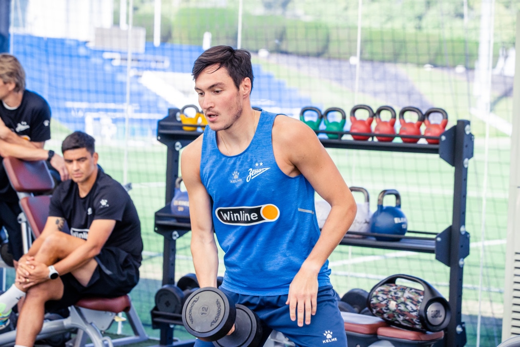 Зимние «Газпром» — тренировочные сборы 2025: 23 января, утренняя тренировка