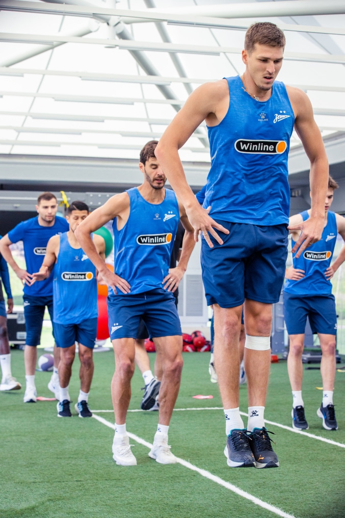 Зимние «Газпром» — тренировочные сборы 2025: 23 января, утренняя тренировка