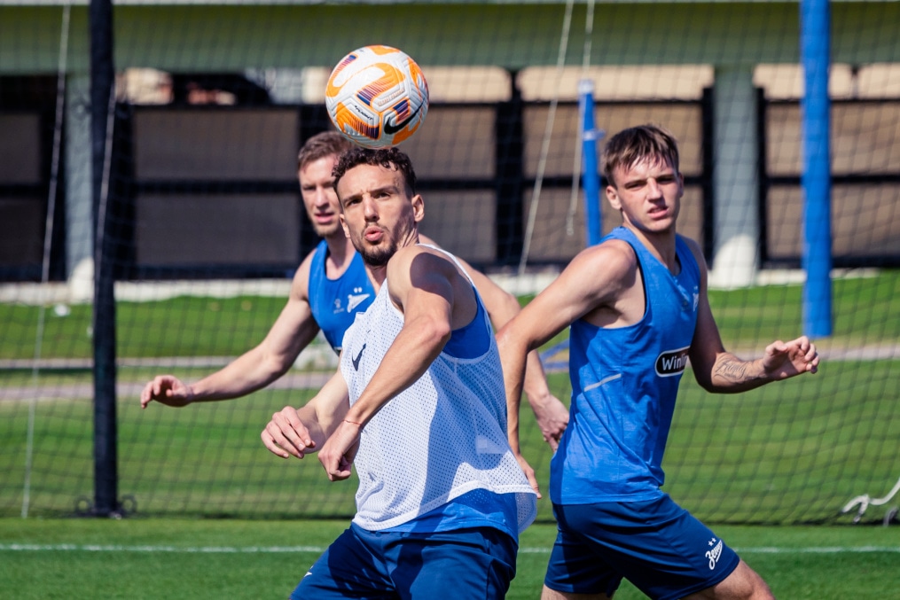 Зимние «Газпром» — тренировочные сборы 2025: 23 января, утренняя тренировка