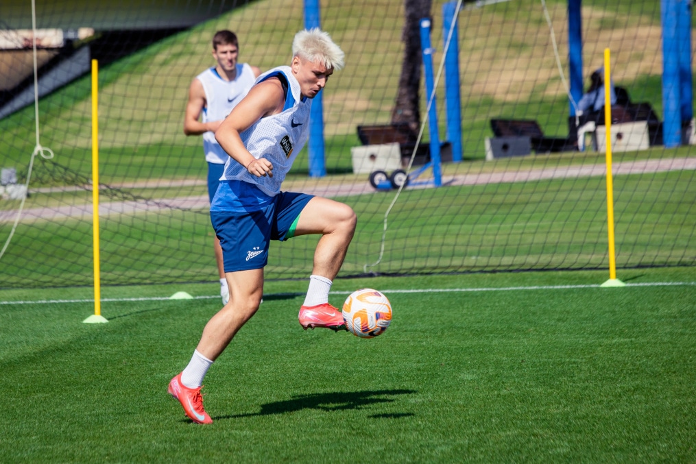 Зимние «Газпром» — тренировочные сборы 2025: 23 января, утренняя тренировка