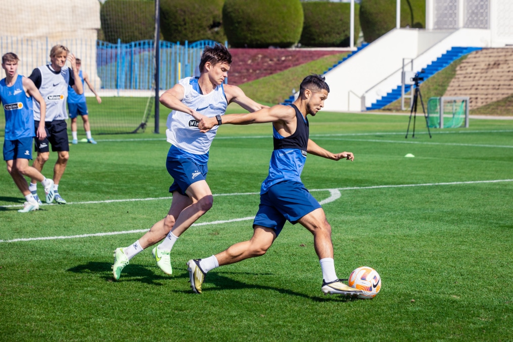 Зимние «Газпром» — тренировочные сборы 2025: 23 января, утренняя тренировка