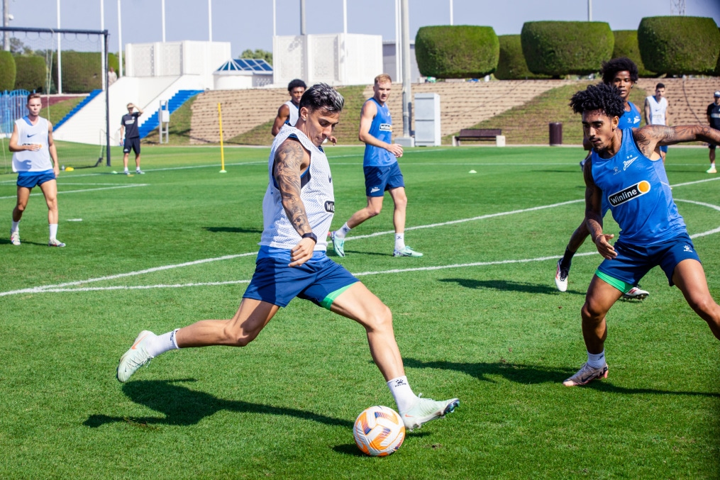 Зимние «Газпром» — тренировочные сборы 2025: 23 января, утренняя тренировка