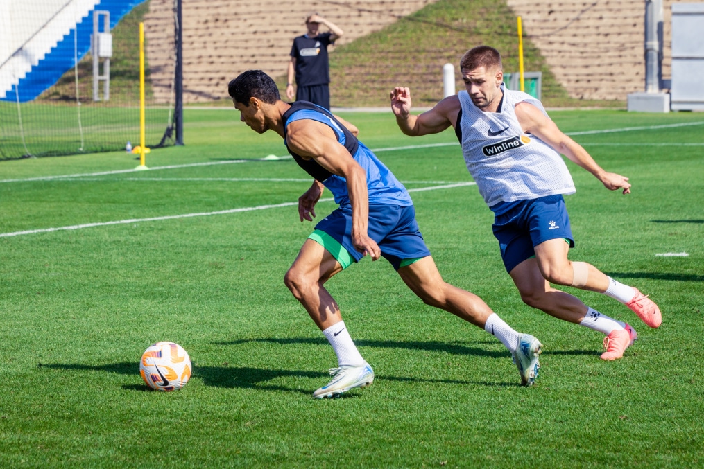 Зимние «Газпром» — тренировочные сборы 2025: 23 января, утренняя тренировка