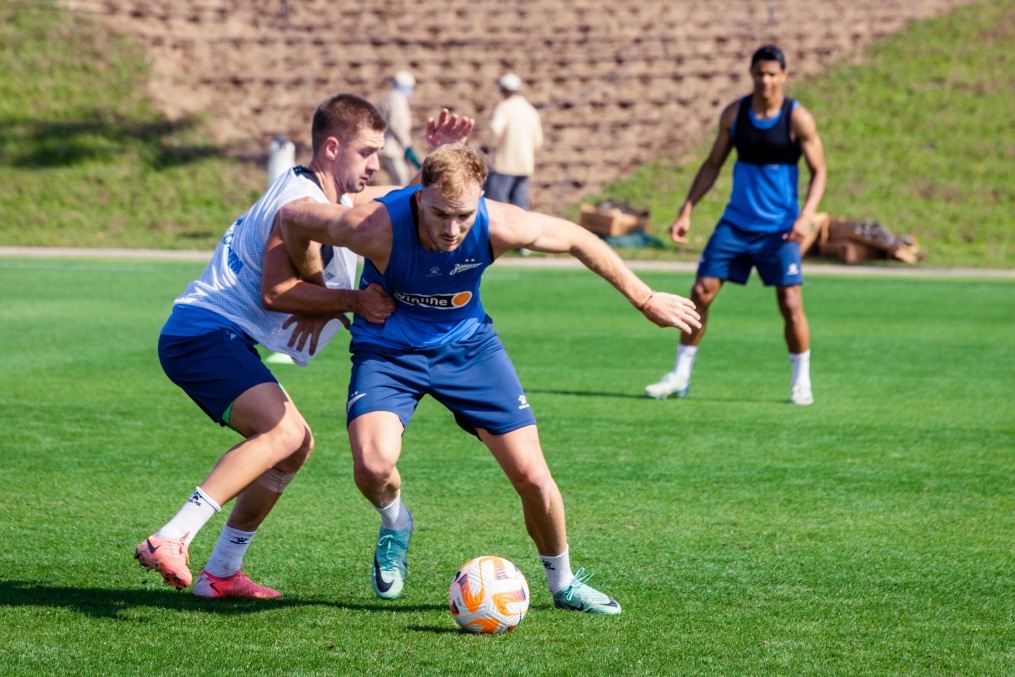 Зимние «Газпром» — тренировочные сборы 2025: 23 января, утренняя тренировка