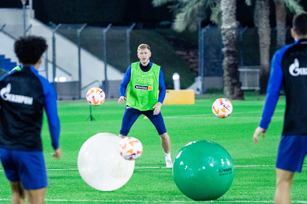 Зимние «Газпром» — тренировочные сборы 2025: 23 января, вечерняя тренировка