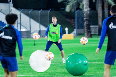 Зимние «Газпром» — тренировочные сборы 2025: 23 января, вечерняя тренировка