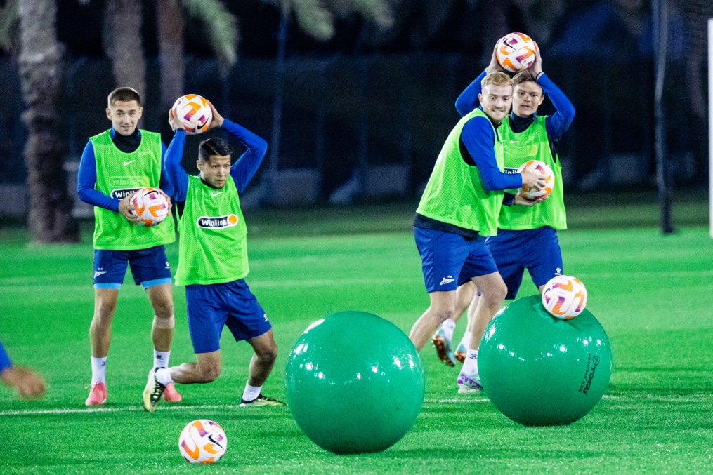 Зимние «Газпром» — тренировочные сборы 2025: 23 января, вечерняя тренировка