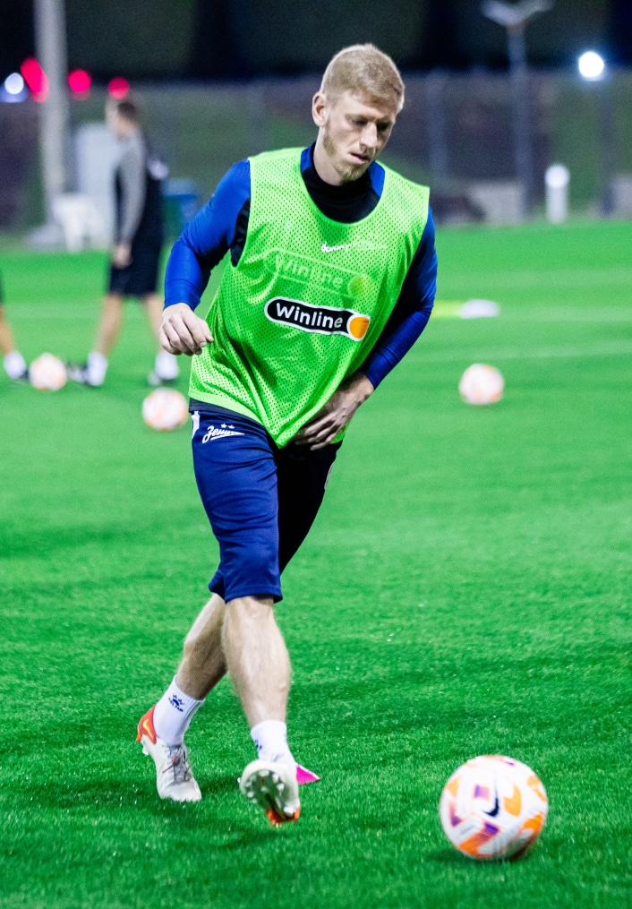 Зимние «Газпром» — тренировочные сборы 2025: 23 января, вечерняя тренировка