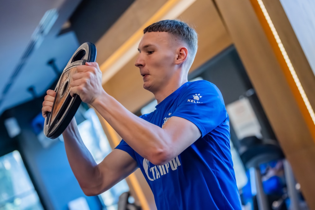 Первые учебно-тренировочные сборы «Зенита»-м в Турции: 1 февраля, тренировка в тренажерном зале