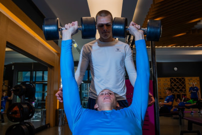 Первые учебно-тренировочные сборы «Зенита»-м в Турции: 1 февраля, тренировка в тренажерном зале