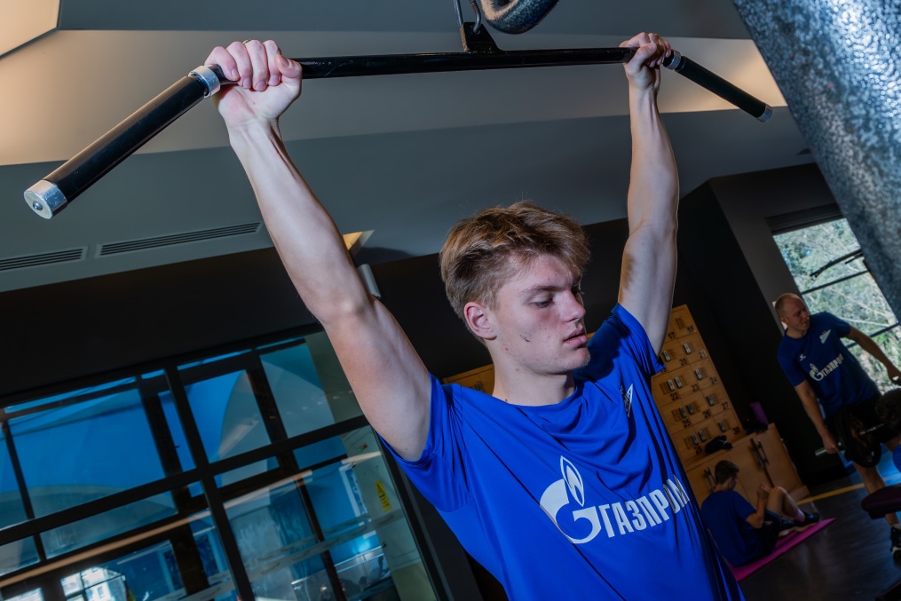 Первые учебно-тренировочные сборы «Зенита»-м в Турции: 1 февраля, тренировка в тренажерном зале