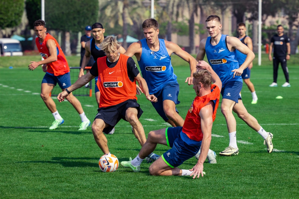 Зимние «Газпром» — тренировочные сборы 2025: 2 февраля, утренняя тренировка