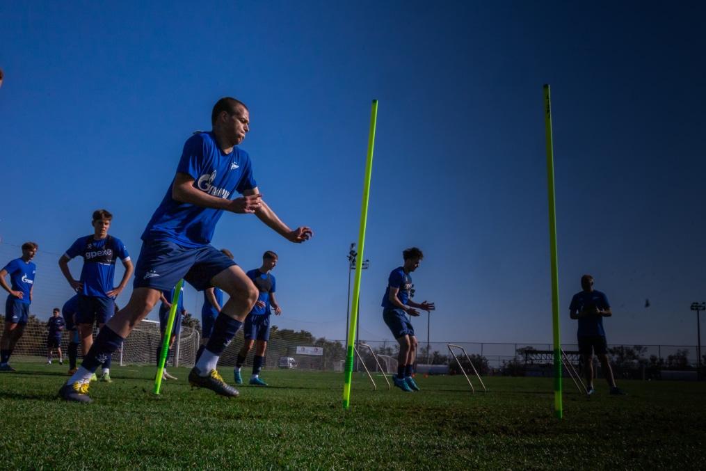 Первые учебно-тренировочные сборы «Зенита»-м в Турции: 2 февраля, утренняя тренировка