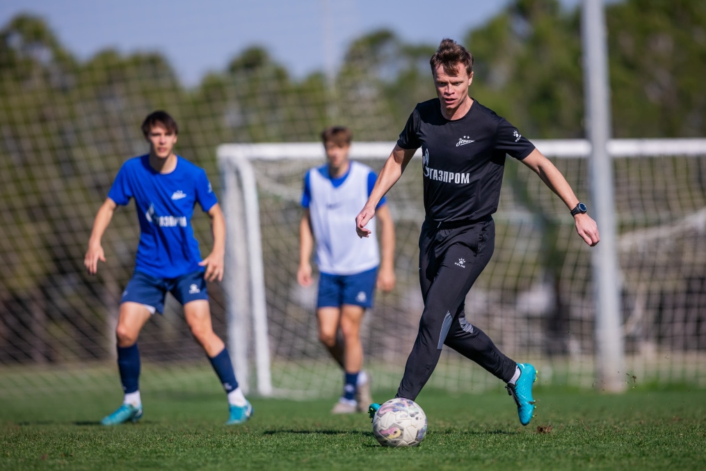 Первые учебно-тренировочные сборы «Зенита»-м в Турции: 2 февраля, утренняя тренировка