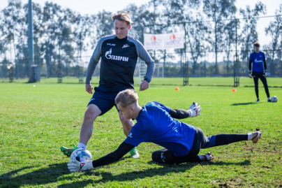 Первые учебно-тренировочные сборы «Зенита»-м в Турции: 2 февраля, утренняя тренировка