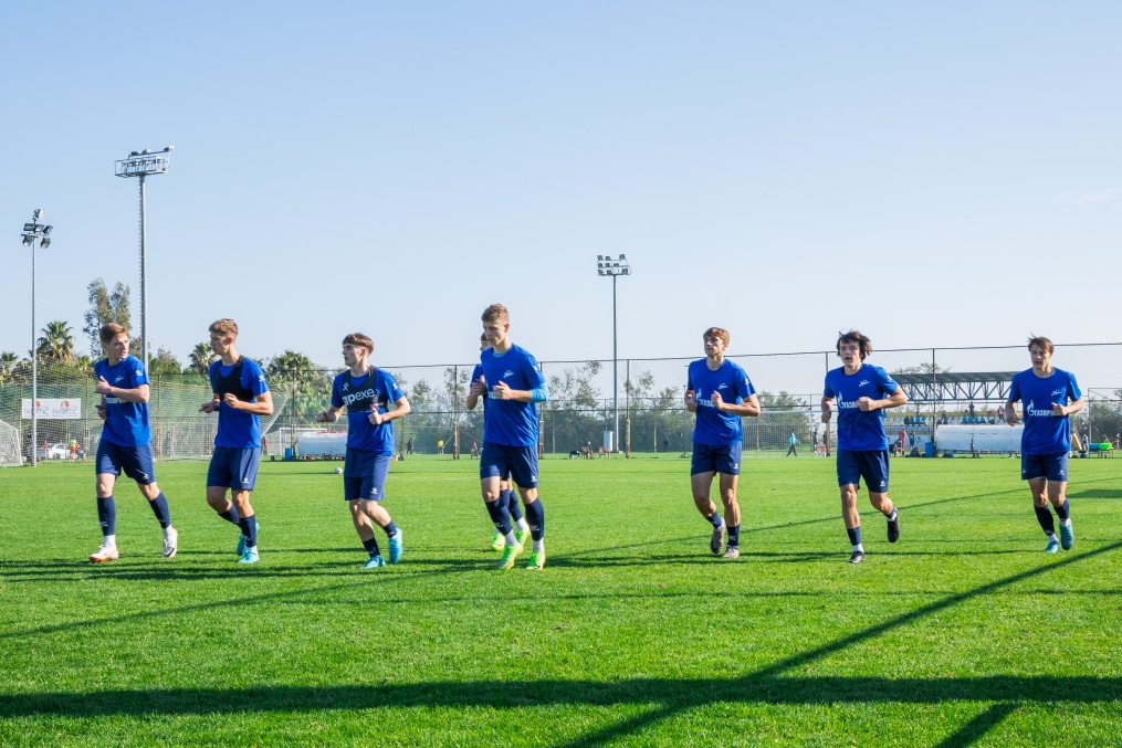 Первые учебно-тренировочные сборы «Зенита»-м в Турции: 3 февраля, утренняя тренировка