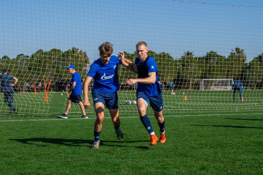 Первые учебно-тренировочные сборы «Зенита»-м в Турции: 3 февраля, утренняя тренировка