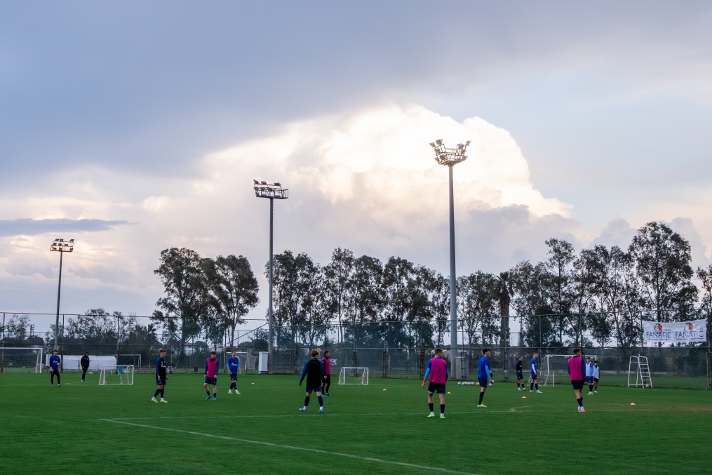 Первые учебно-тренировочные сборы «Зенита»-м в Турции: 4 февраля, вечерняя тренировка