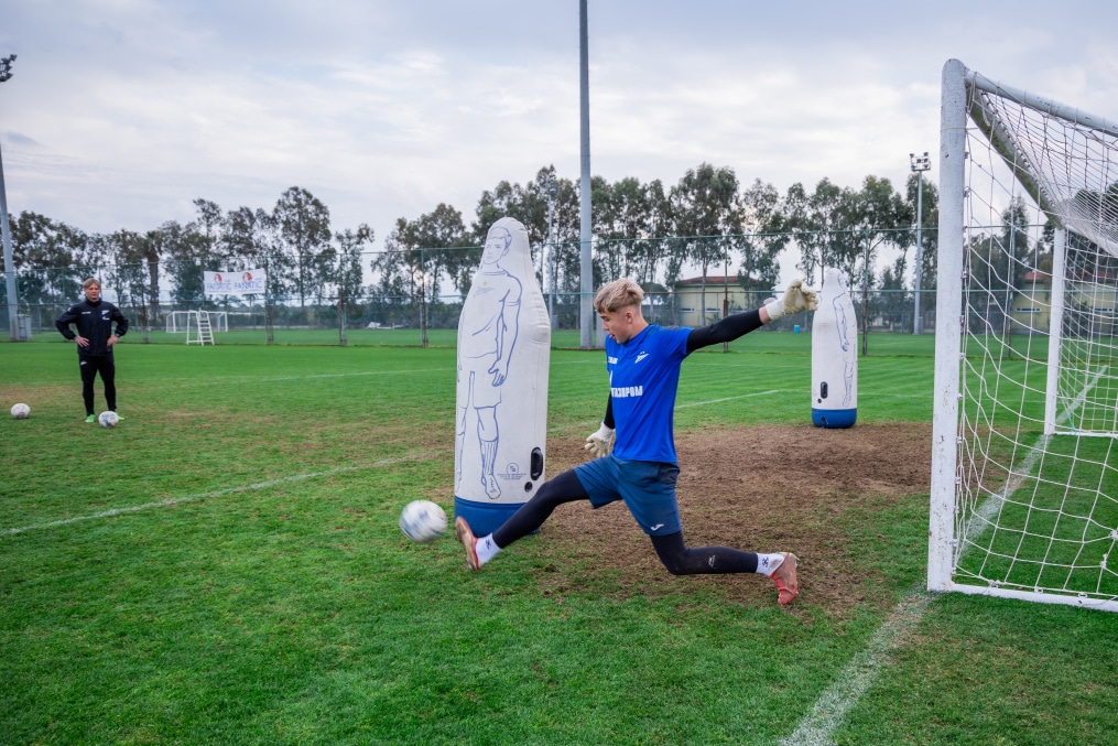 Первые учебно-тренировочные сборы «Зенита»-м в Турции: 4 февраля, вечерняя тренировка