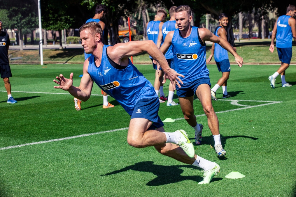 Зимние «Газпром» — тренировочные сборы 2025: 6 февраля, утренняя тренировка