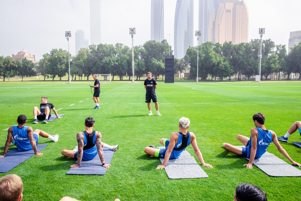 Зимние «Газпром» — тренировочные сборы 2025: 8 февраля, утренняя тренировка