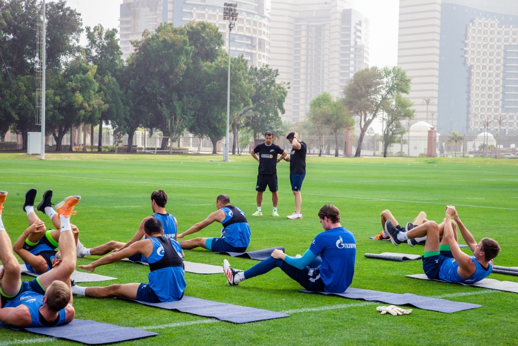 Зимние «Газпром» — тренировочные сборы 2025: 8 февраля, утренняя тренировка