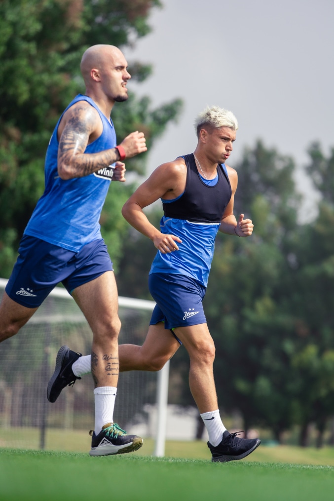 Зимние «Газпром» — тренировочные сборы 2025: 8 февраля, утренняя тренировка