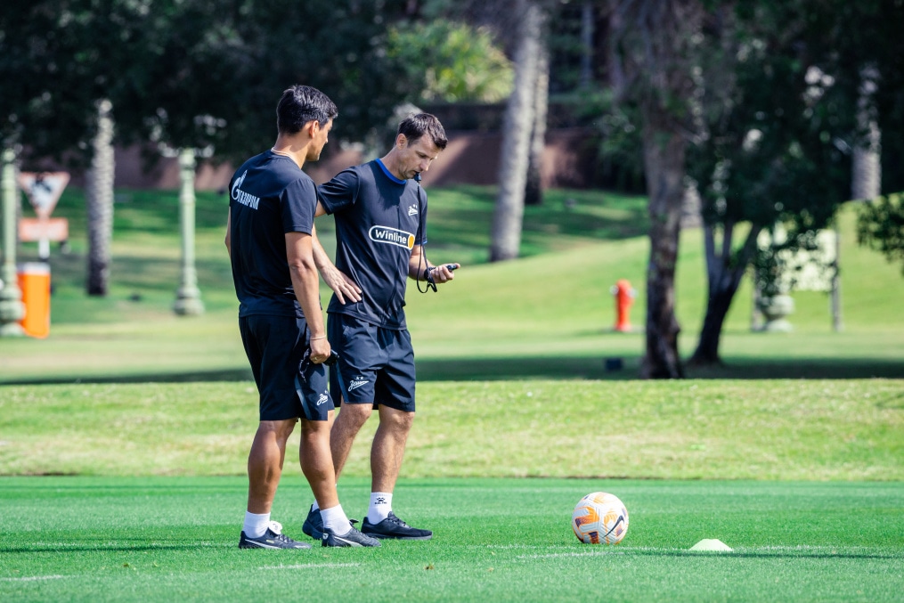 Зимние «Газпром» — тренировочные сборы 2025: 9 февраля, утренняя тренировка