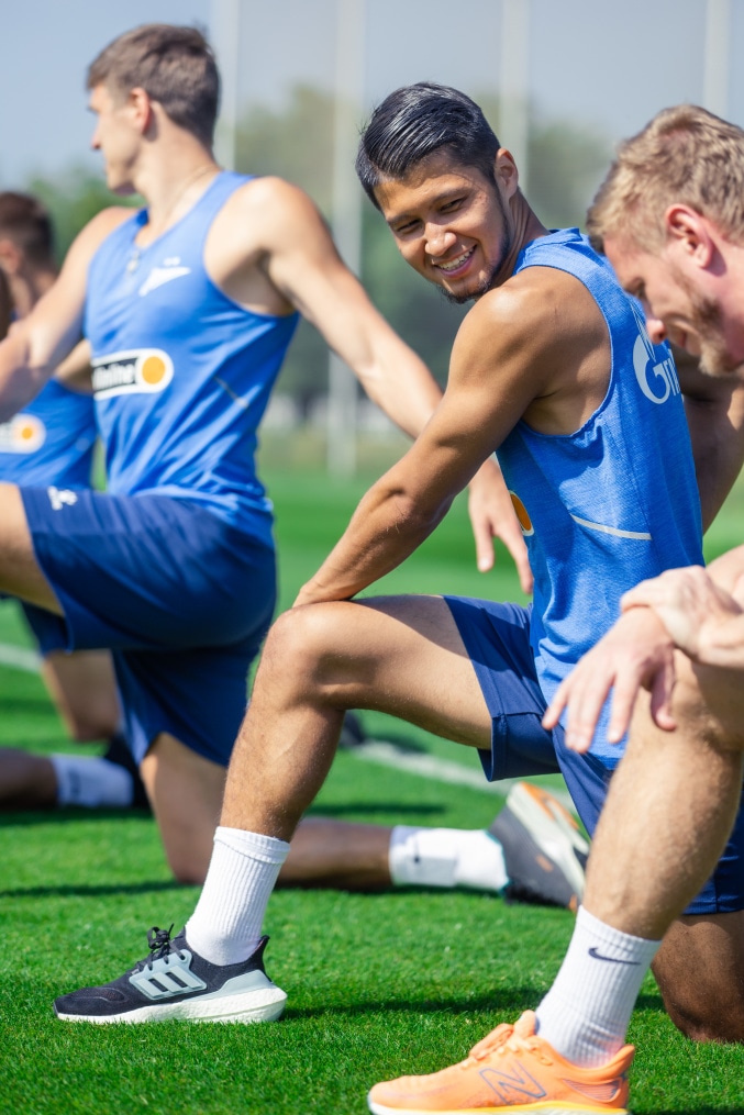 Зимние «Газпром» — тренировочные сборы 2025: 12 февраля, утренняя тренировка