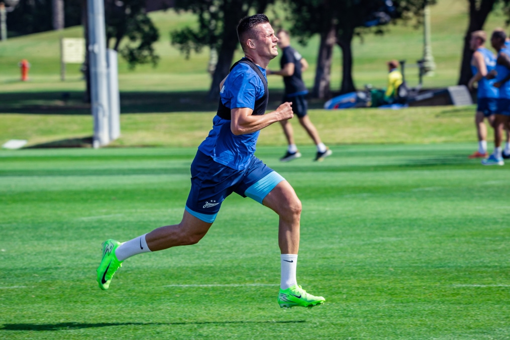 Зимние «Газпром» — тренировочные сборы 2025: 12 февраля, утренняя тренировка